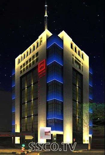 نورپردازی نمای بانک مسکن